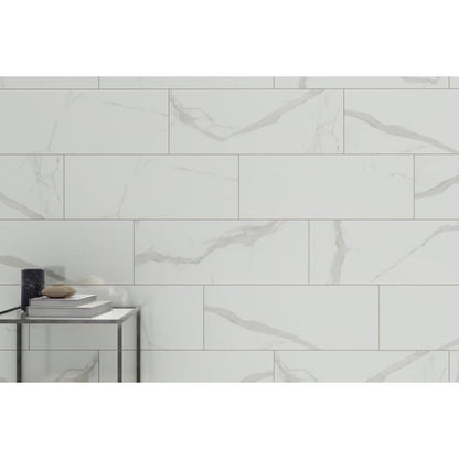 SCULPTURE FLAT WHITE GL 13X36