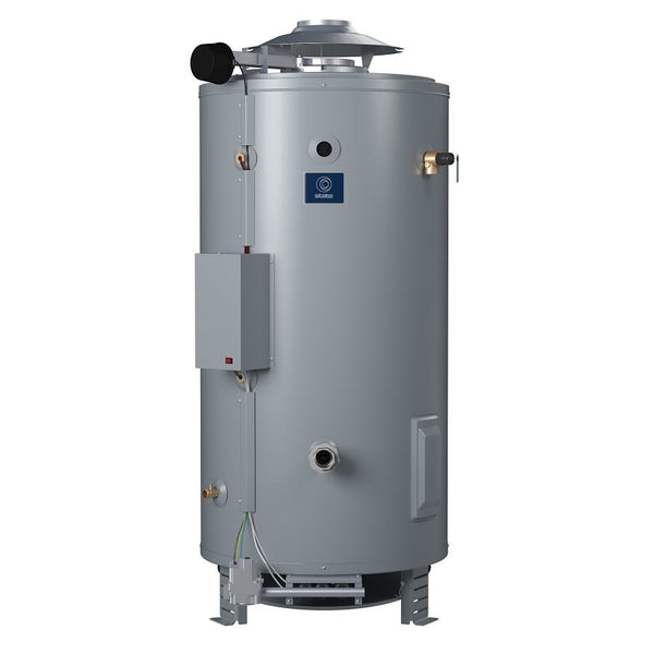 Atmospheric Commercial Gas Water Heater, ASME, 100 gal, Propane, 250 Kbtu/hr