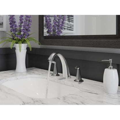 Alteo Widespread Bathroom Faucet with Ultra-Glide Valve Technology - Free Metal Pop-Up Drain Assembly with purchase