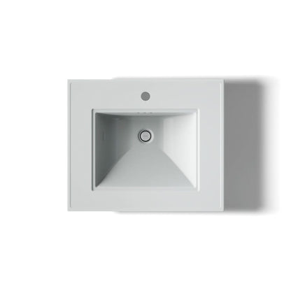 Memoirs Fireclay Pedestal Bathroom Sink - Less Pedestal and Legs