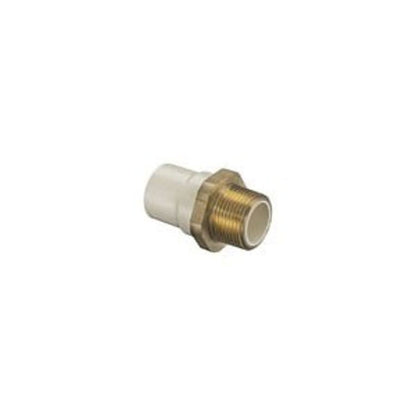 Male Adapter, 3/4 in, Socket x MNPT Brass, SCH 40/STD, CPVC