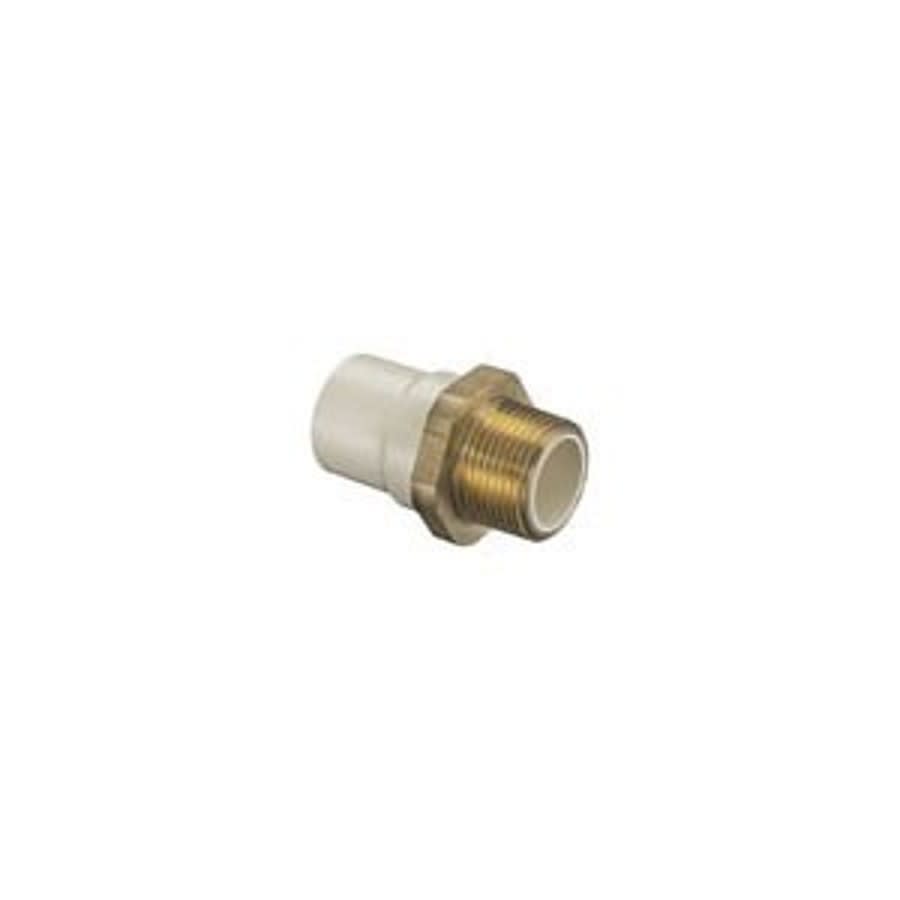 Male Adapter, 2 in, Socket x MNPT Brass, SCH 40/STD, CPVC