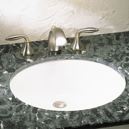 Ovalyn 19" Undermount Porcelain Bathroom Sink