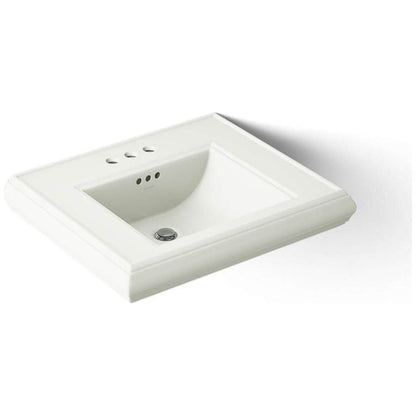 Memoirs Classic 24" Fireclay Pedestal Bathroom Sink with 3 Holes Drilled and Overflow