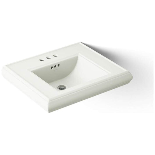 Memoirs Classic 24" Fireclay Pedestal Bathroom Sink with 3 Holes Drilled and Overflow