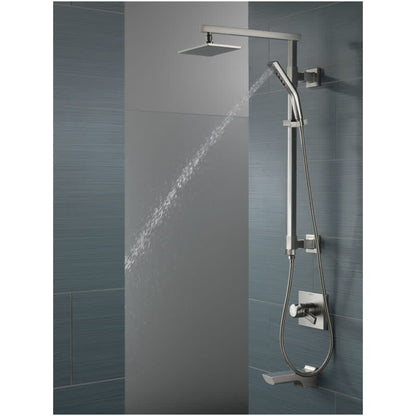 Emerge 26" Angular Shower Column with Hose and Integrated Diverter - Less Shower Head and Hand Shower