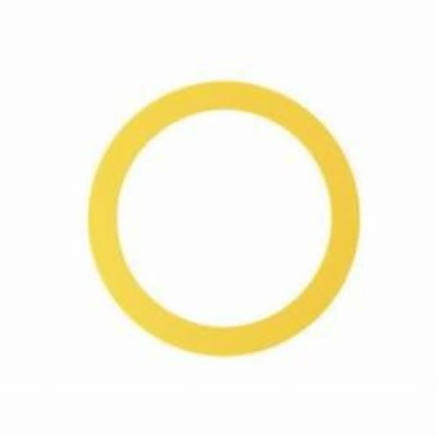 Seal, For Use With Single Flush Canister Toilets, Yellow