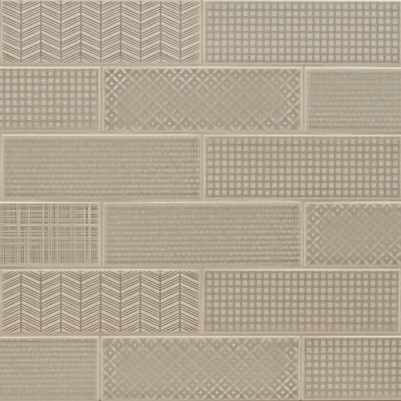 Urbano Warm Concrete 3d Mix Tile