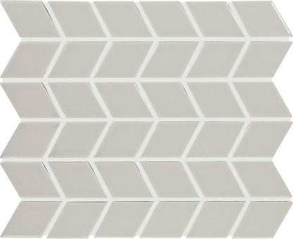 Color Wheel Retro Desert Gray Chevron 2X3 Glossy