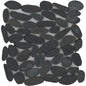 FLAT RIVERA PEBB BK 12X12 MSH