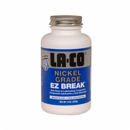 8972 EZ BREAK® Anti-Seize Compound, 16 oz Brush in, Cap Bottle, Solid Form, Silver/Gray