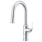 Kinzie® Kitchen Faucet, Deck Mount, ADA, 1 Lever Handle, 1-Hole, Polished Chrome