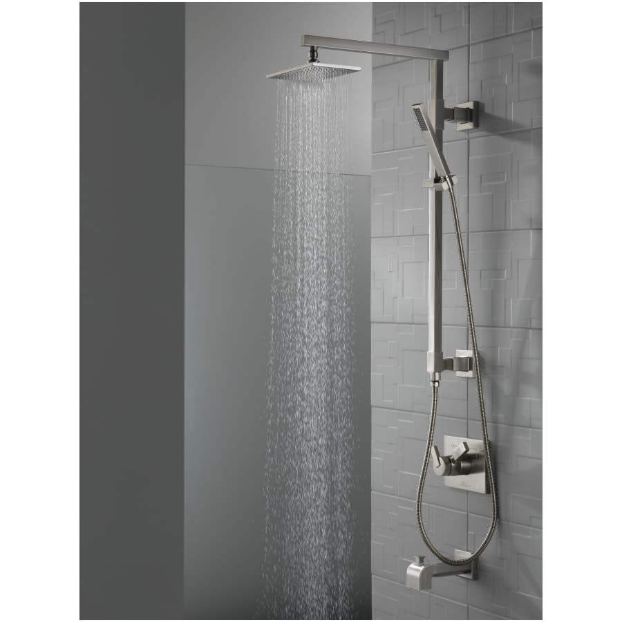 Emerge 26" Angular Shower Column with Hose and Integrated Diverter - Less Shower Head and Hand Shower