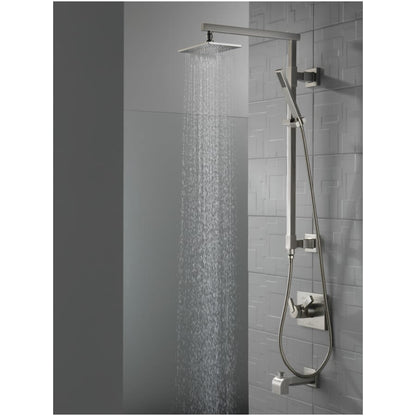 Emerge 26" Angular Shower Column with Hose and Integrated Diverter - Less Shower Head and Hand Shower