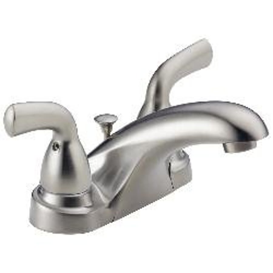 Foundations® Centerset Lavatory Faucet, ADA, 2 Handle, 3-Hole, 1.2 gpm, Stainless