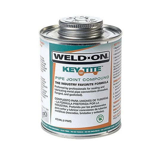 505 Key Tite™ Low VOC Metal Pipe Thread Sealant, 1 qt Triple Tight Paint Can, Dark Green