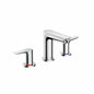 Talis E 150 Widespread Lavatory Faucet, ADA, 2 Handle, 3-Hole, 1.2 gpm, Polished Chrome