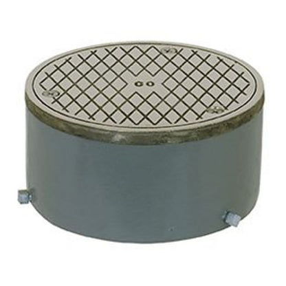 Cleanout Cover, 5-1/2 in, Round, Nickel Bronze