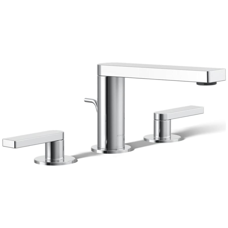Composed Widespread Bathroom Faucet with Lever Handles - Pop Up Included