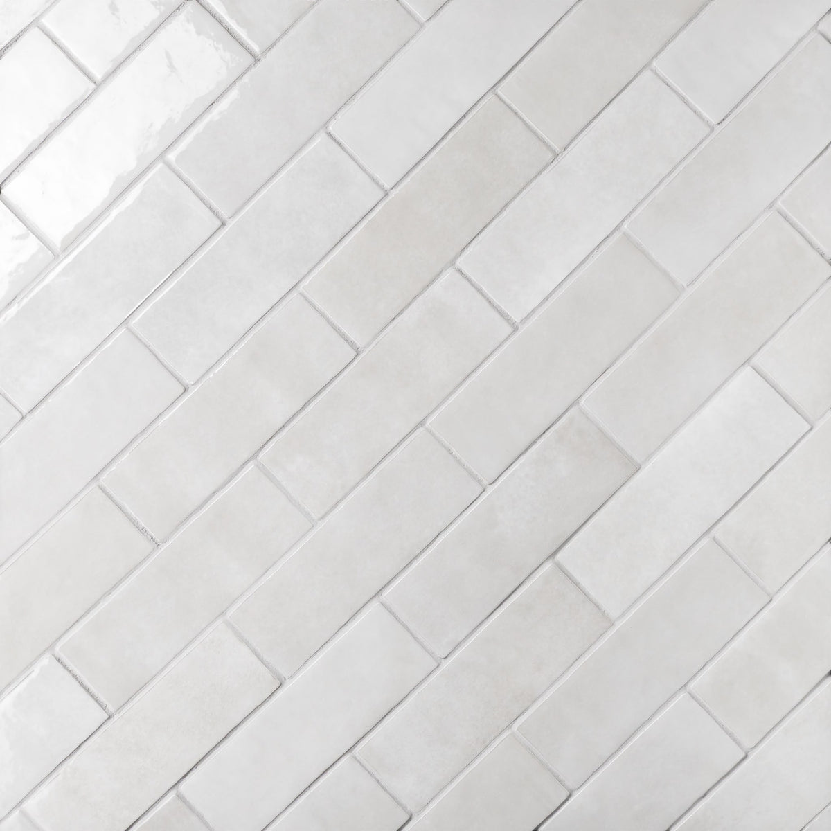 Cloé 2.5" x 8" Glossy Ceramic Tile in Baby Blue