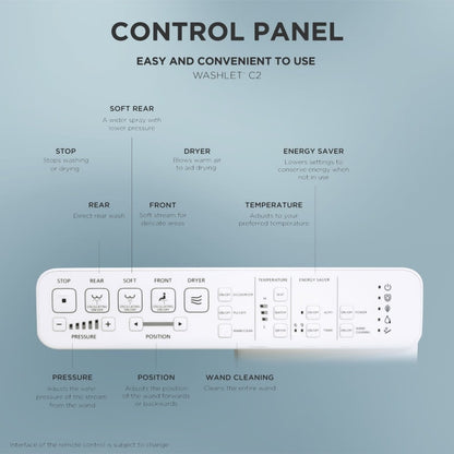 C2 Elongated Soft Close Bidet Seat