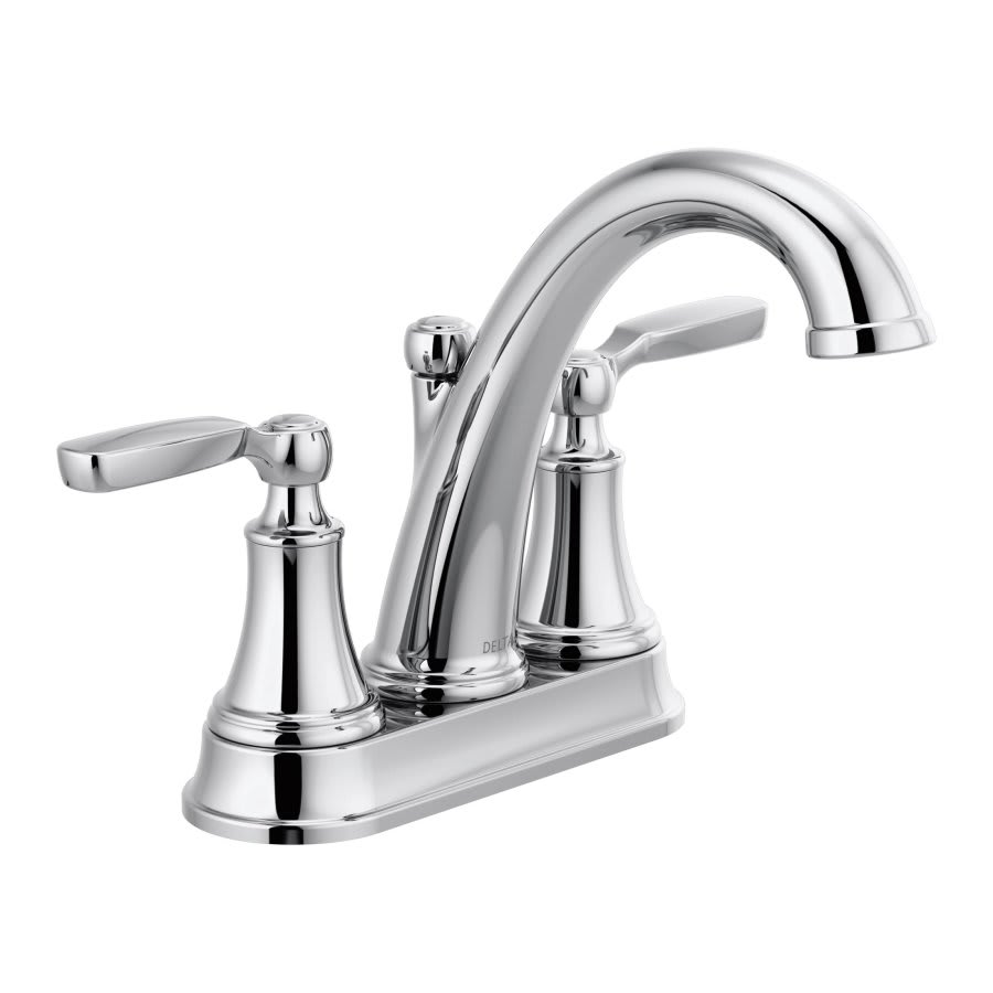 Woodhurst® Centerset Lavatory Faucet, ADA, 2 Handle, 2-Hole, 1.2 gpm, Chrome