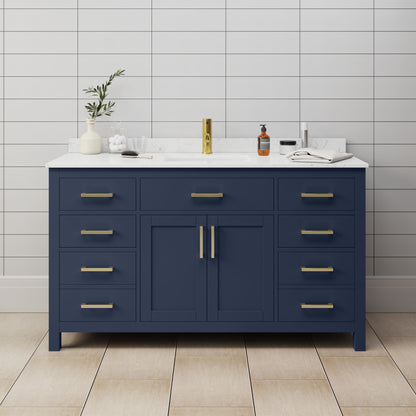 Beckett Single Bathroom Vanity - 60W x 35H x 22D