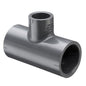 Tee, 3 x 2 in, Socket, SCH 80/XH, PVC