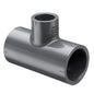 Tee, 2 x 3/4 in, Socket, SCH 80/XH, PVC