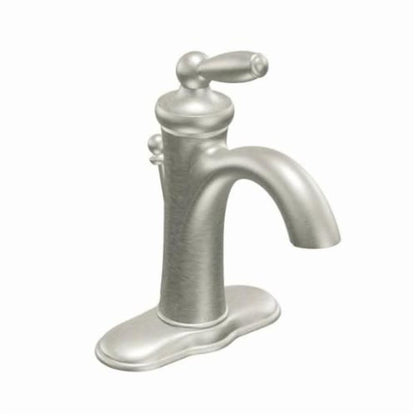 Brantford™ Single Hole or Centerset Lavatory Faucet, ADA, 1 Handle, 1 or 3-Hole, 1.2 gpm, Brushed Nickel