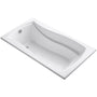 Mariposa Collection 66" Drop In Soaking Bath Tub with Reversible Drain