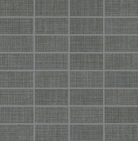 Fabric Art Modern Textile Dark Gray Straight Joint 1X3 Matte