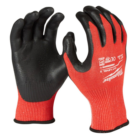 Breathable Unisex Cut Resistant Gloves, L, Nylon, Knit Cuff, Pair (2)