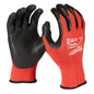Breathable Unisex Cut Resistant Gloves, L, Nylon, Knit Cuff, Pair (2)
