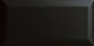 BG BLACK 3X6 BEVELED