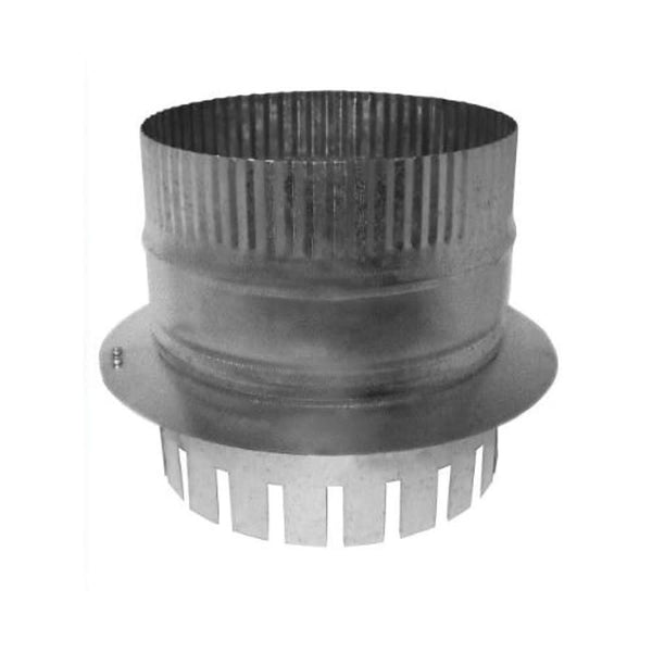 Duct Board Collar With Ring, 8 in, 28 ga