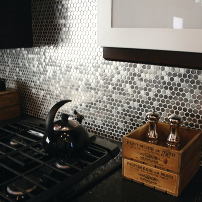 Metallica Brushed Stainless Steel Square 4X4 Satin