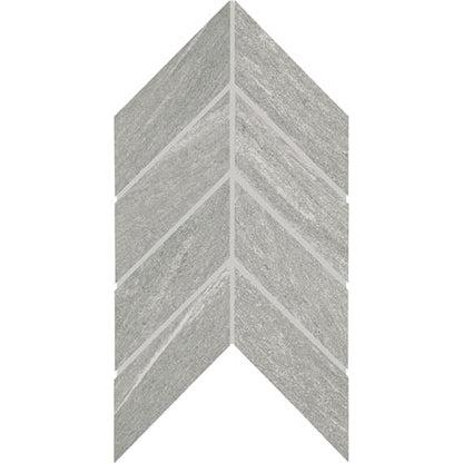 Montesano Light Gray Chevron 2X5 Matte