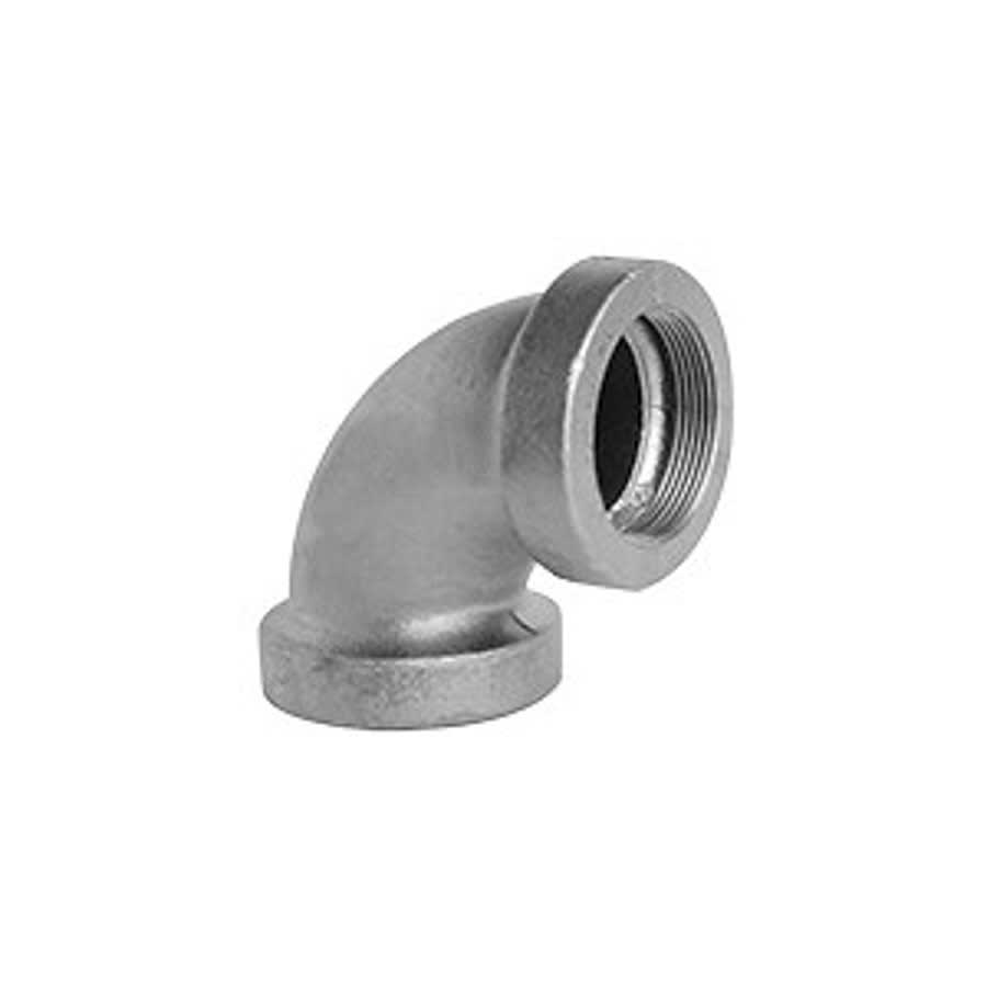 90 deg Elbow, 1-1/2 in, FNPT, Cast Iron