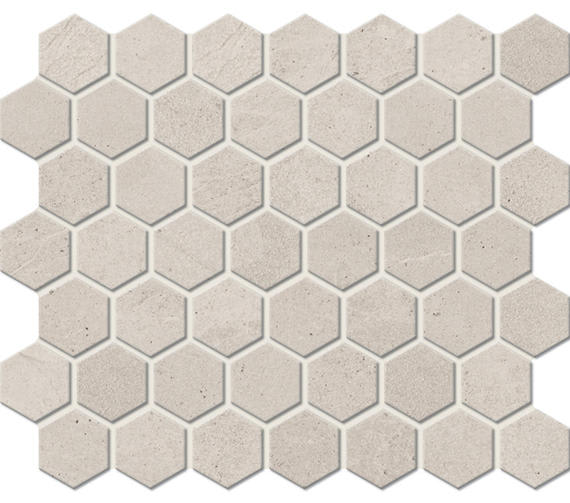 Primstone Buff Hexagon 1 1/2X1 1/2 Matte