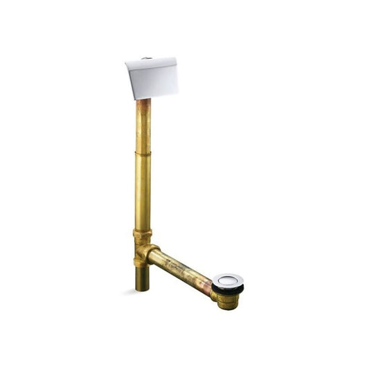 Clearflo Bath Drain Full Kit, Trip Lever, Brass, Polished Chrome