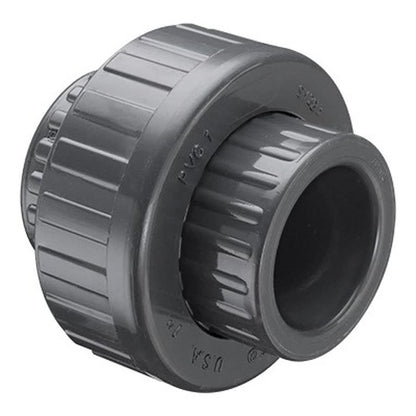 2000 Union With O-Ring, 1 in, Socket, SCH 80/XH, PVC, FKM O-Ring