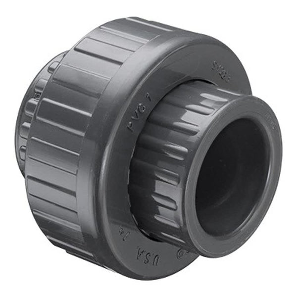 2000 Union With FKM O-Ring, 2 in, Socket, SCH 80/XH, PVC