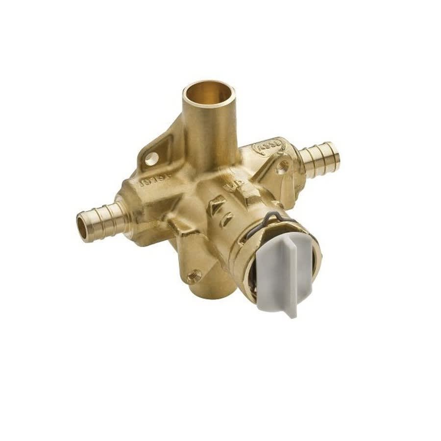 M-Pact® Rough-In Valve, 1/2 in, Crimp PEX, Brass Body