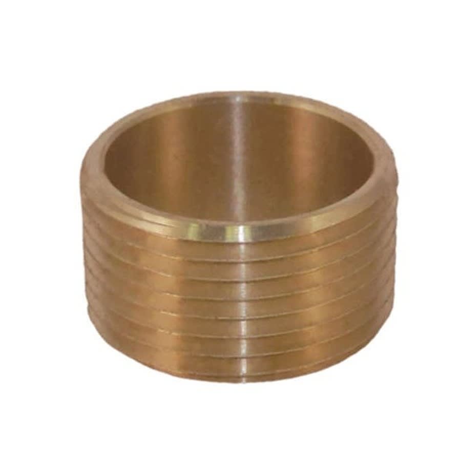 Flush Adapter, 1/2 in, C x MNPT, Copper