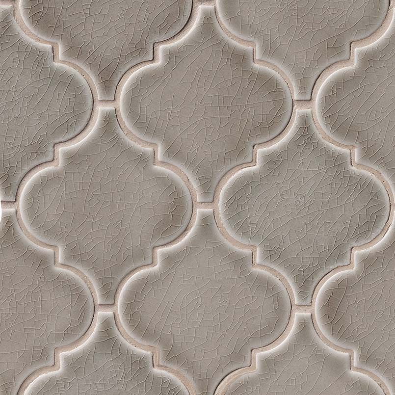 Dove Gray Arabesque Tile®