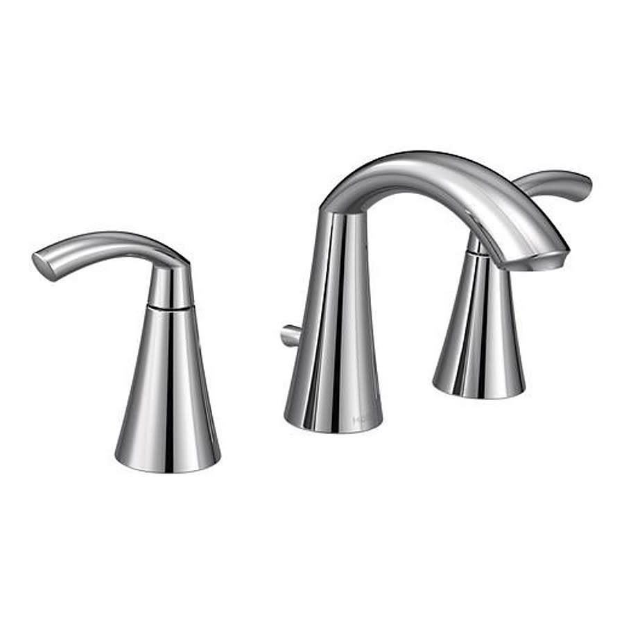Glyde™ Widespread Lavatory Faucet, ADA, 2 Handle, 3-Hole, 1.2 gpm, Chrome