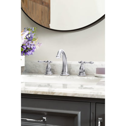 Kelston Widespread Bathroom Faucet with Ultra-Glide Valve Technology - Free Metal Pop-Up Drain Assembly with purchase