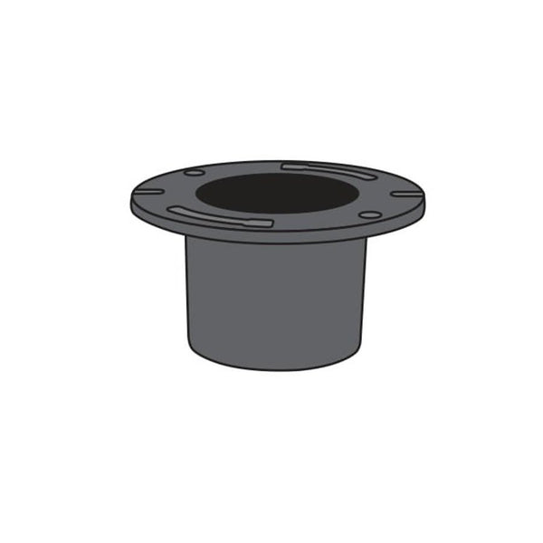 Flange, 4 in, No Hub, Cast Iron