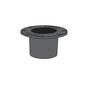 Flange, 4 in, No Hub, Cast Iron